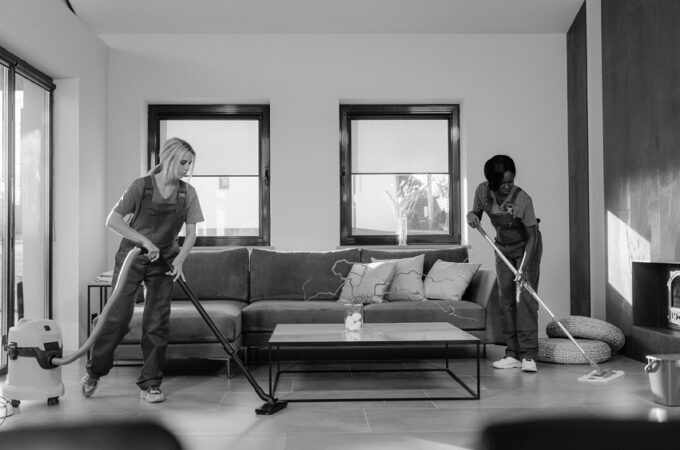 Professional cleaning products a blood spill cleanup service uses for cleaning carpets