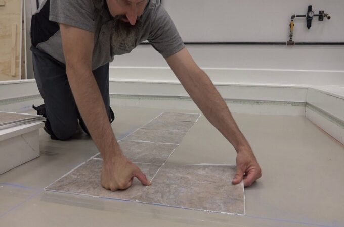How To Install Self-Adhesive Vinyl Flooring In Kitchen?
