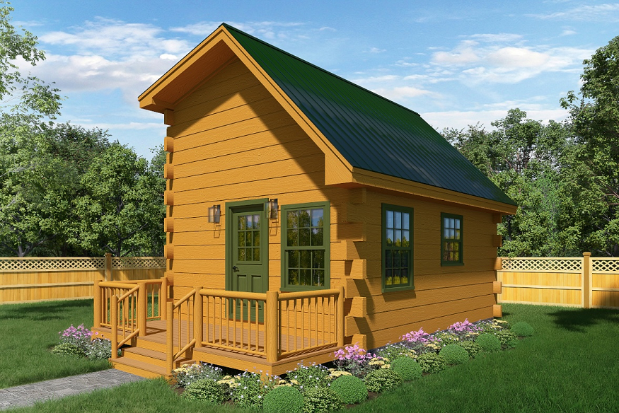 Build an ADU log cabin