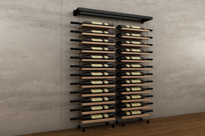 modern wall wine racks